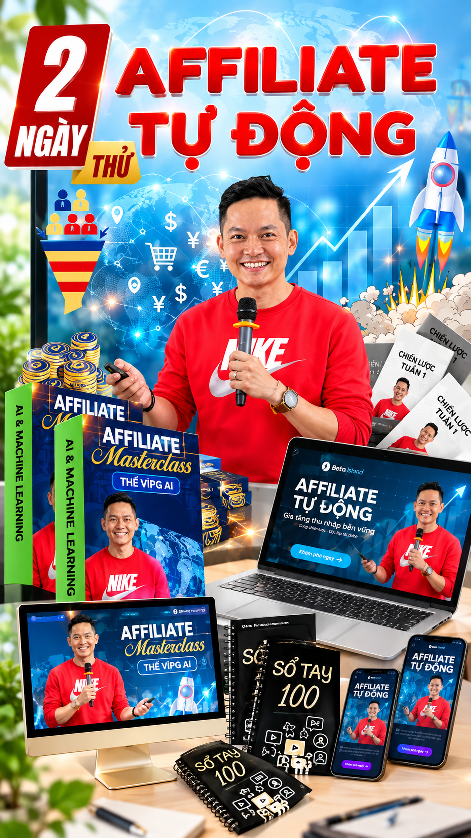 Bộ nội dung Affiliate tự động cùng Chu Bảo Linh
