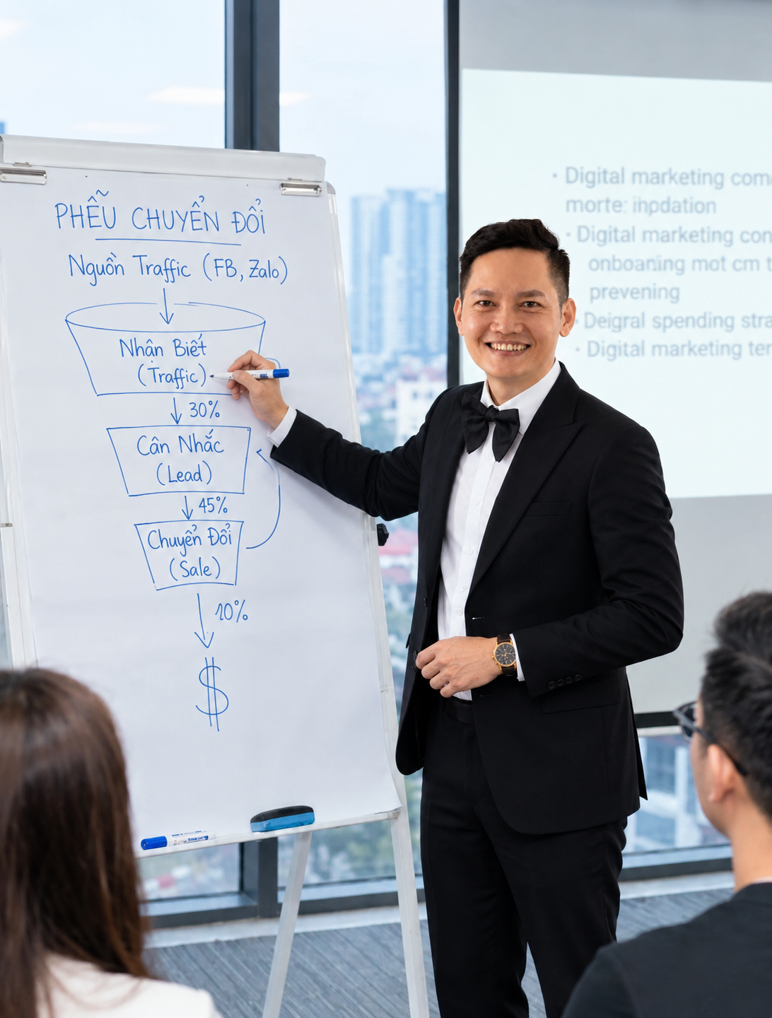 Chu Bảo Linh hướng dẫn về phễu chuyển đổi